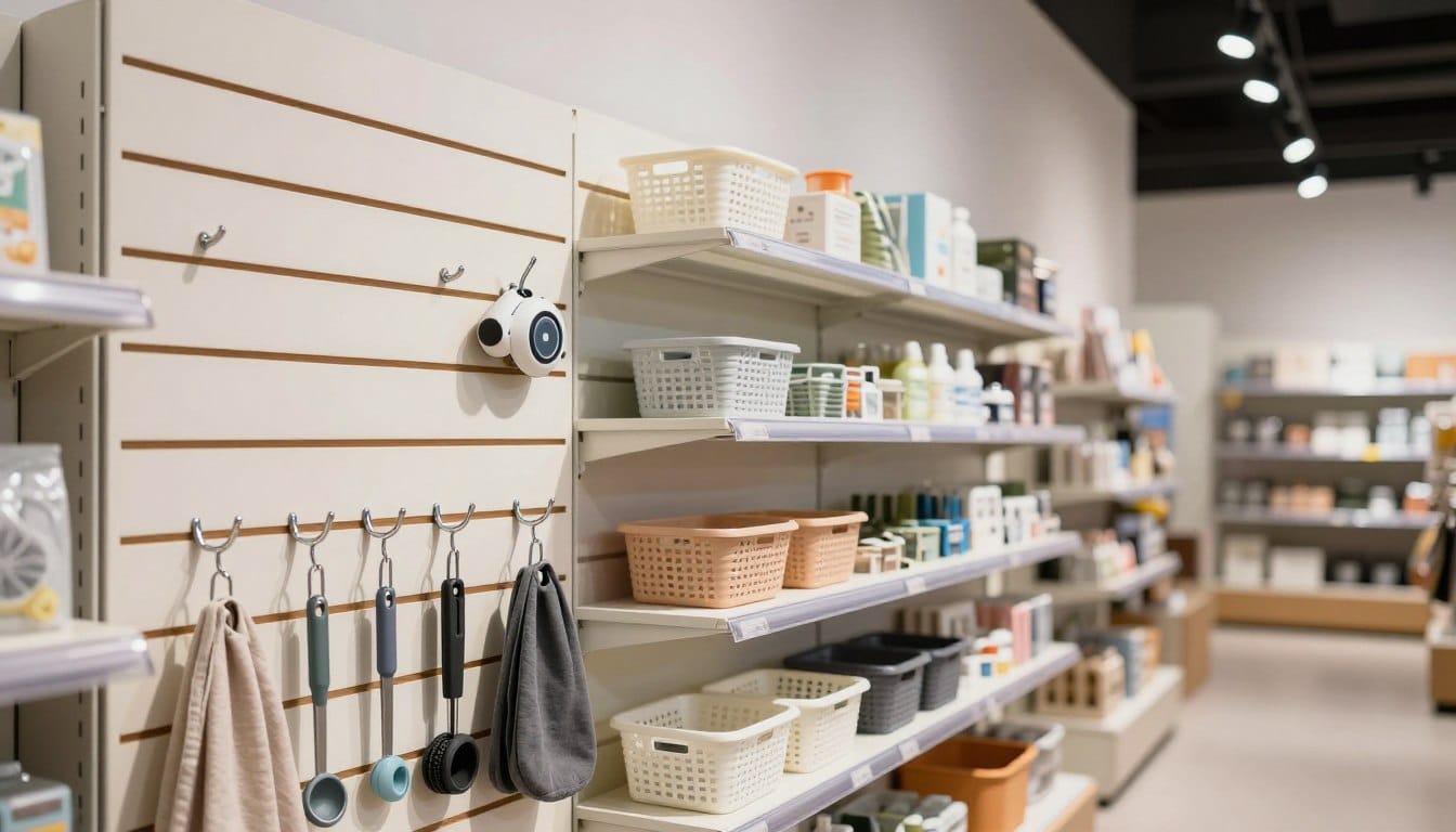 slatwall and accessories