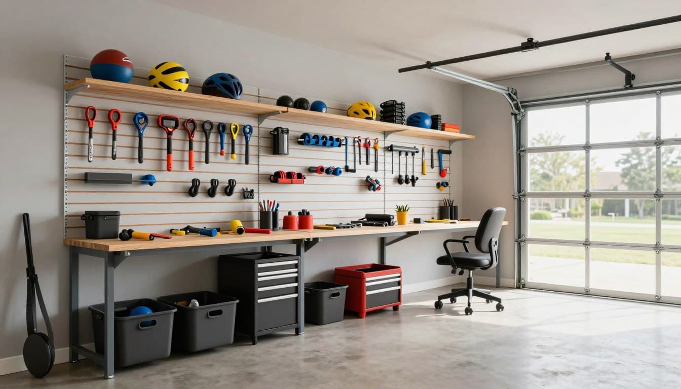slatwall garage ideas