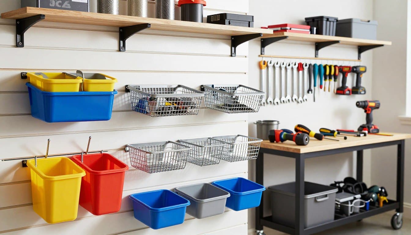 garage slatwall accessories